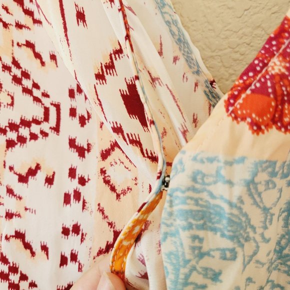 Free People Womens Tied To You Tank Tropical Combo Boho - Picture 8 of 11